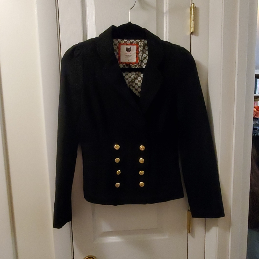 Like New Curiosity Killed The Cat fitted blazer